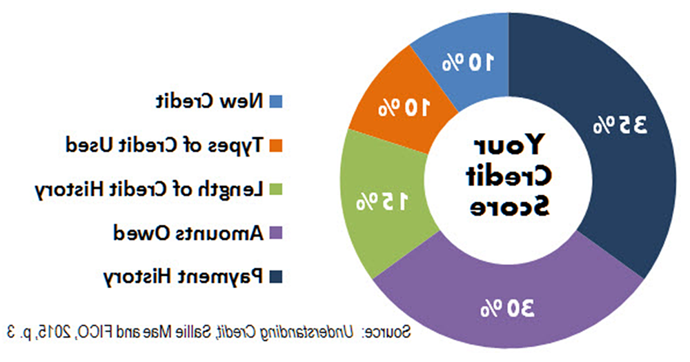 credit score pie chart